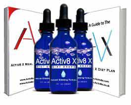 Active8 X diet drops with activ X diet plan