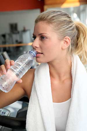 Woman Hydrating 
